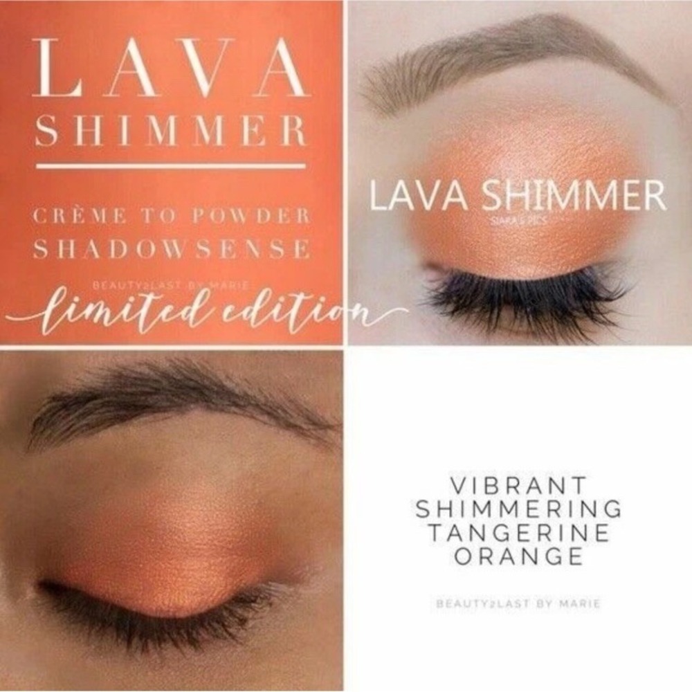 NEW ShadowSense By SeneGence Long Lasting Eyeshadow Sealed Lava Shimmer
